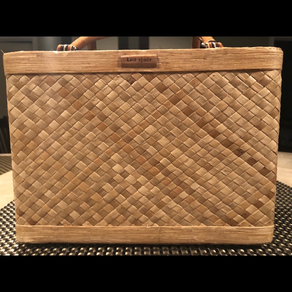 Kate Spade Straw Wicker Tote